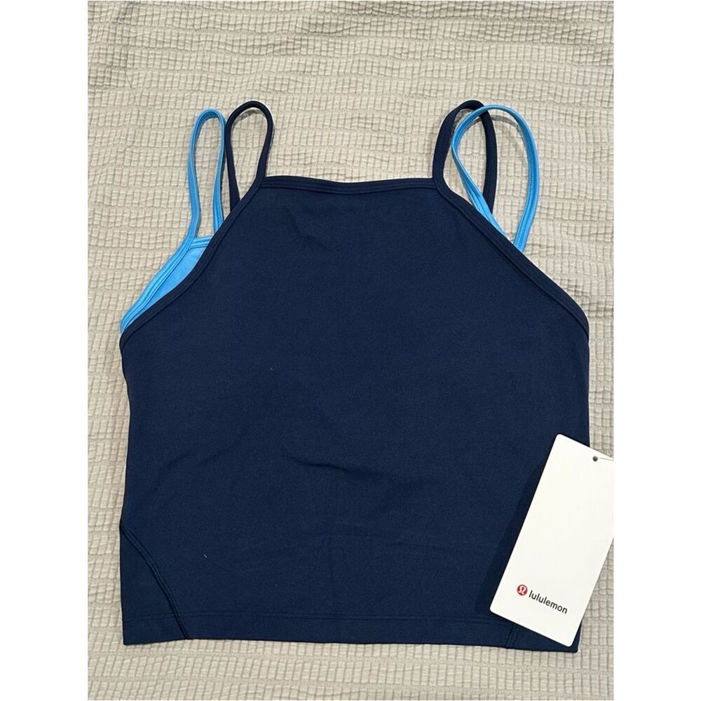 NWT 8 Layered Lululemon Align Yoga Layered Bra Tank High Neck Womens